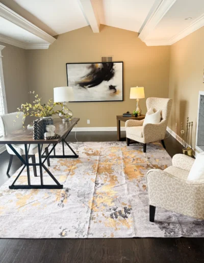 Luxury home staging in St. Louis office