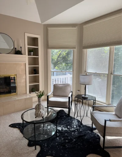 Luxury home staging in St. Louis office