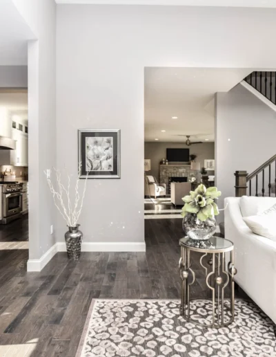 Luxury home staging in St. Louis living room