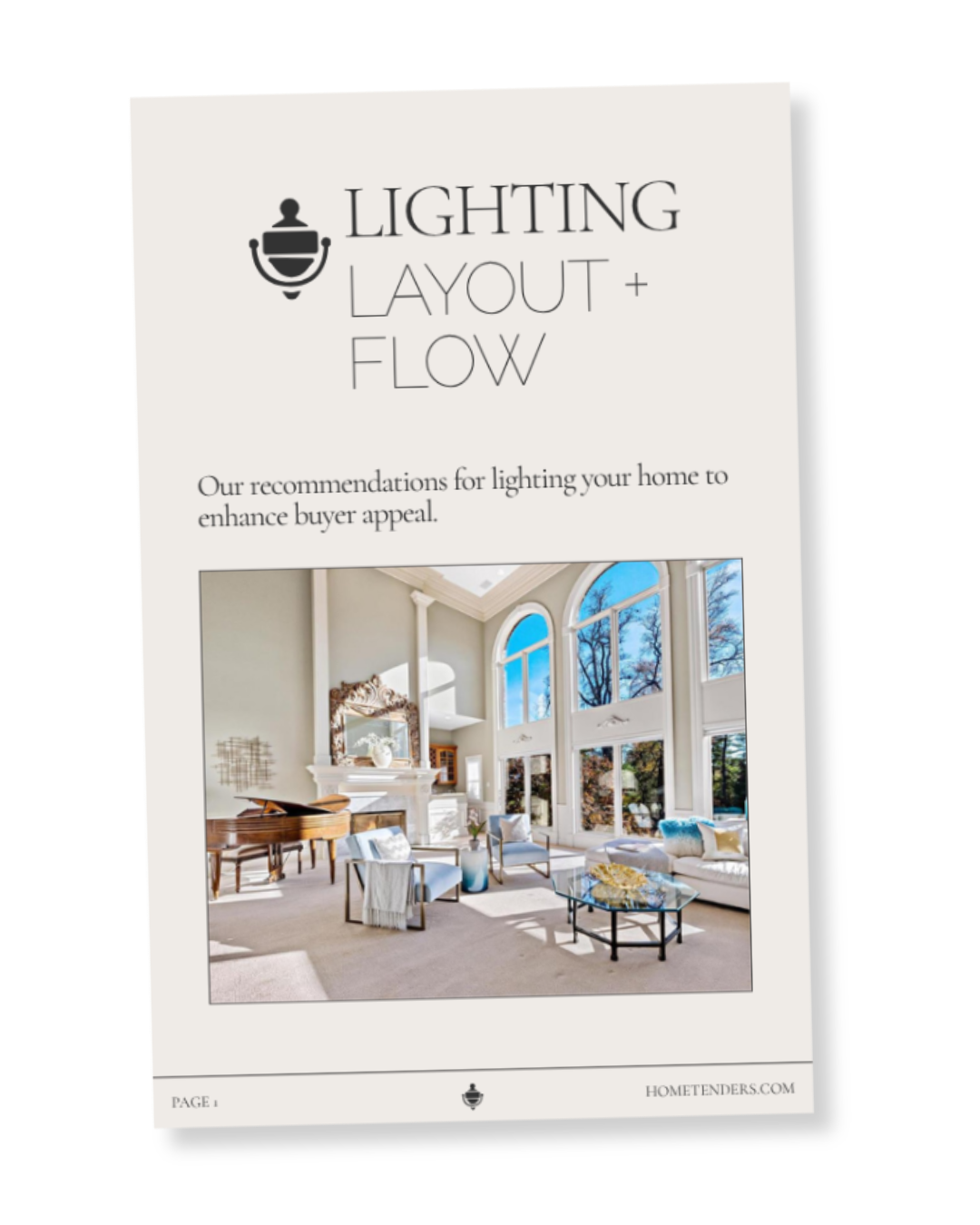 Lighting Layout + Flow Guide Ebook - Hometenders