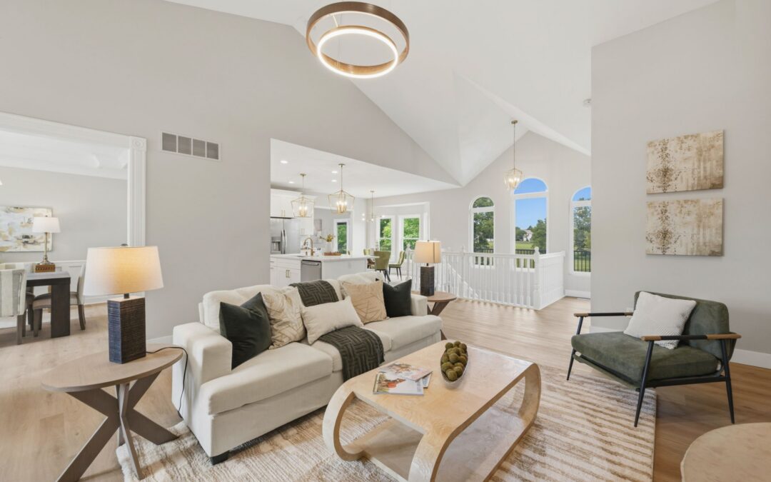 Living Room Staging Tips That Help Buyers Connect to the Space